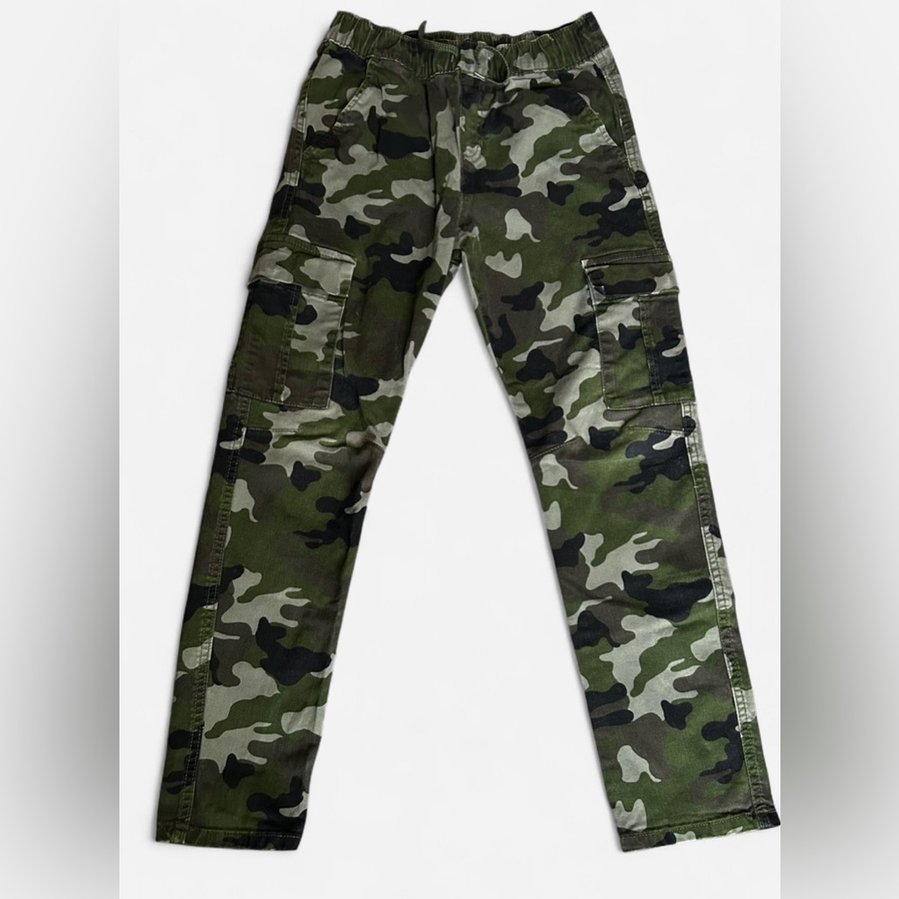 Cat & Jack Green Camouflage Joggers Pants